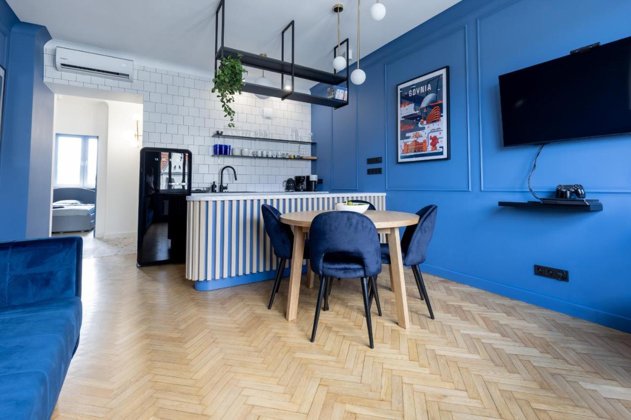Blue Door Apartment, Swietojanska, Srodmiescie Γκντίνια Εξωτερικό φωτογραφία
